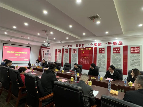 市古鎮(zhèn)公司領導參加促進房地產(chǎn)市場平穩(wěn)健康發(fā)展座談會